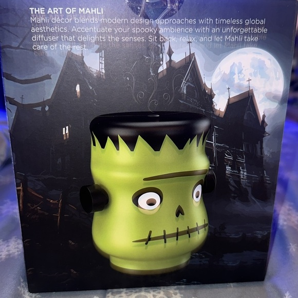 2024New Mahli Halloween Frankenstein green, monster Aroma Diffuser HTF TikTok - Picture 4 of 5